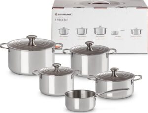 Le Creuset RVS Plus 5-delige Pannenset