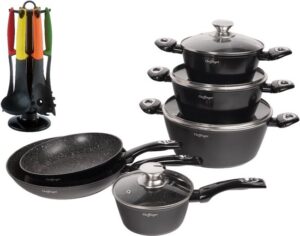 Cheffinger Pannenset Zwart